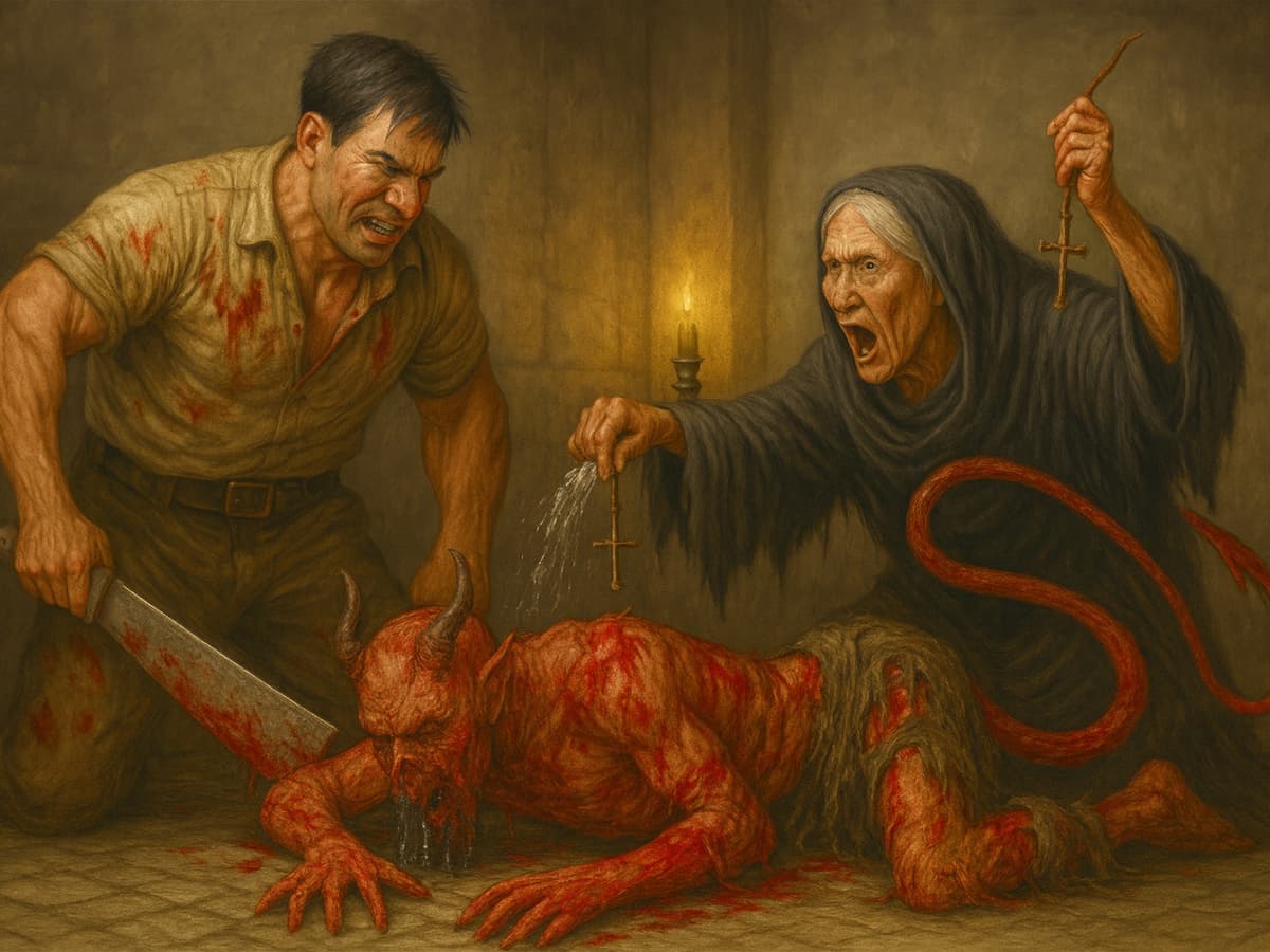 Leyenda Manabita: Machetearon al Diablo