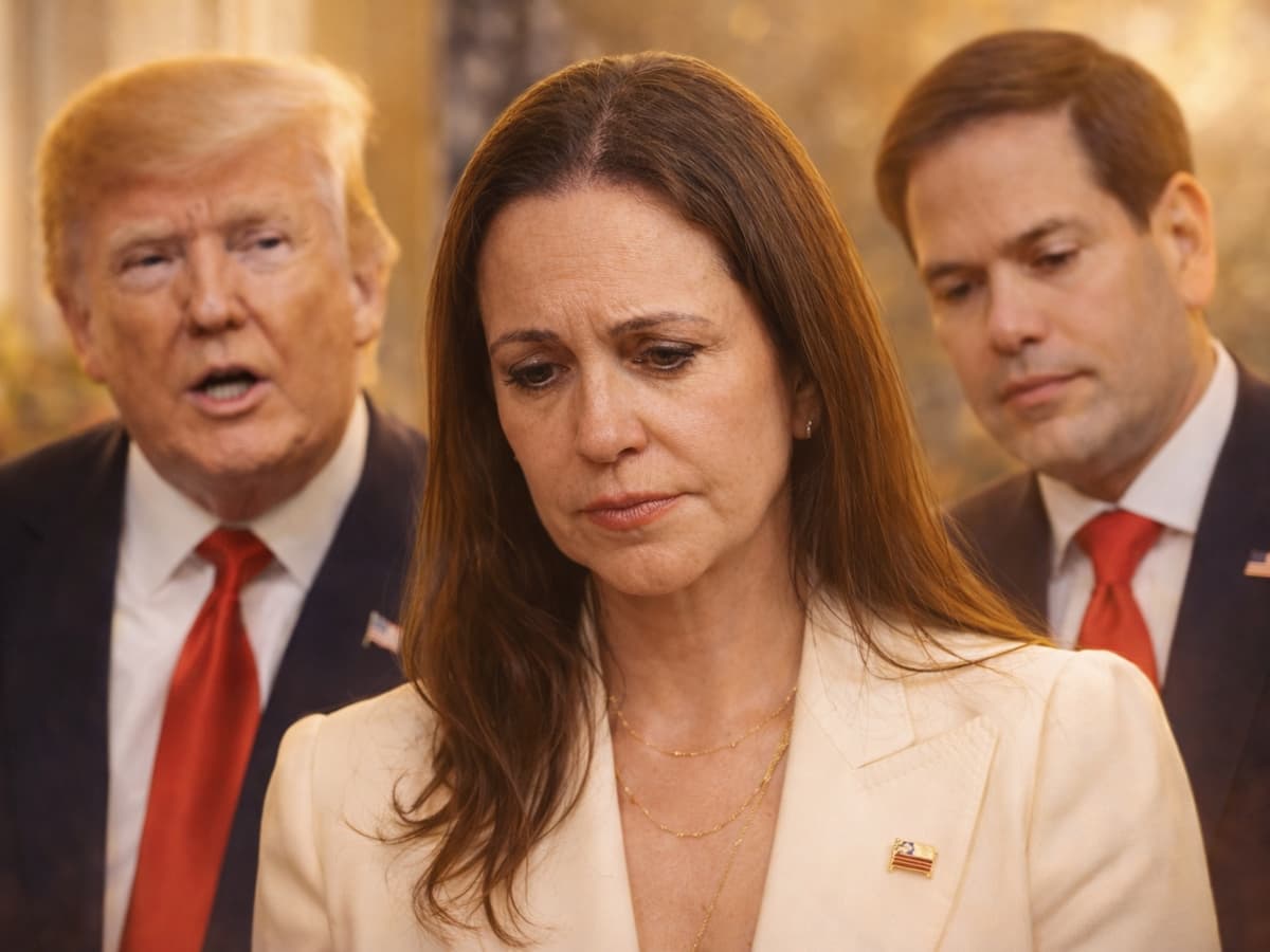 Trump y Rubio descartan a María Corina Machado y Estados Unidos toma control
