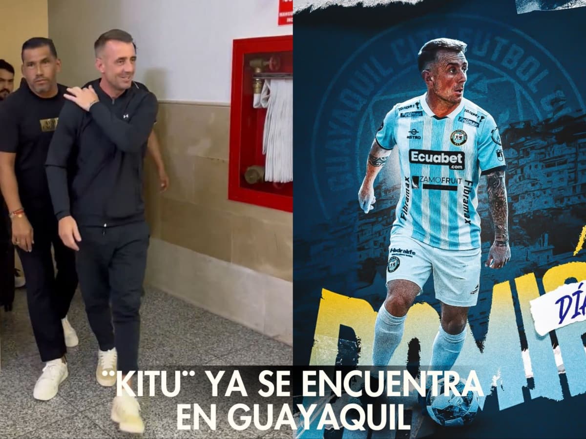 Damián Díaz llegó a Guayaquil para jugar en Guayaquil City