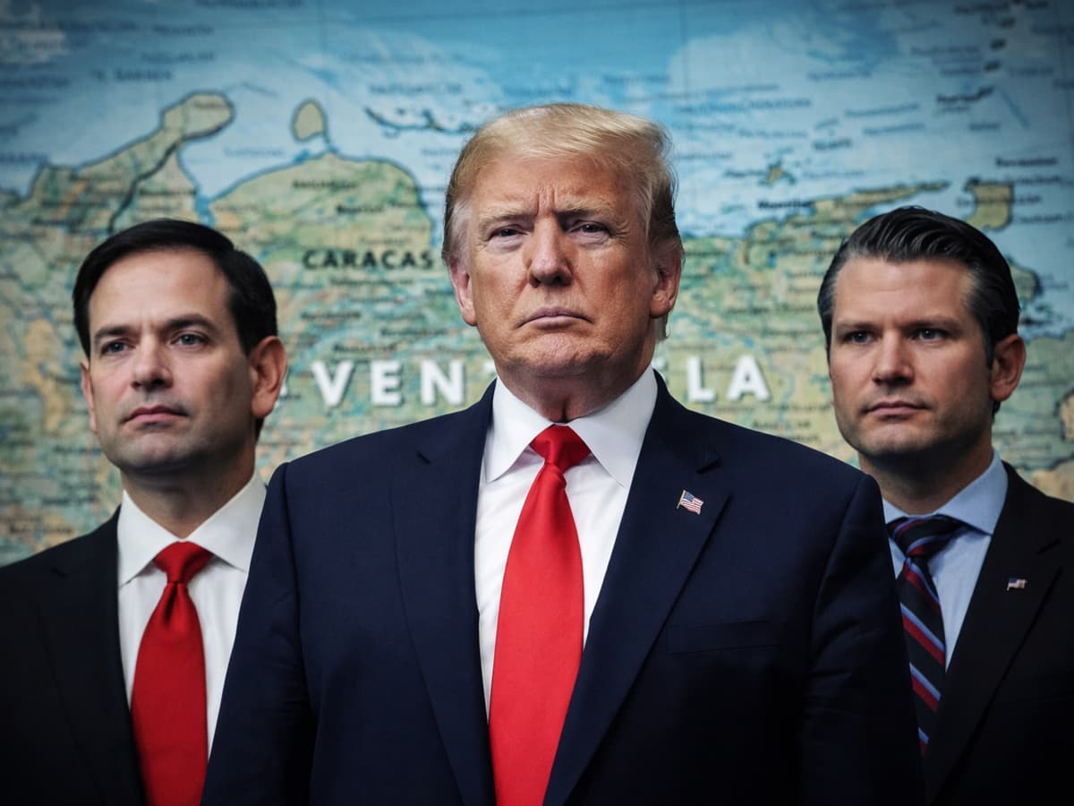 Trump asigna a Rubio y Hegseth la coordinación de transición en Venezuela