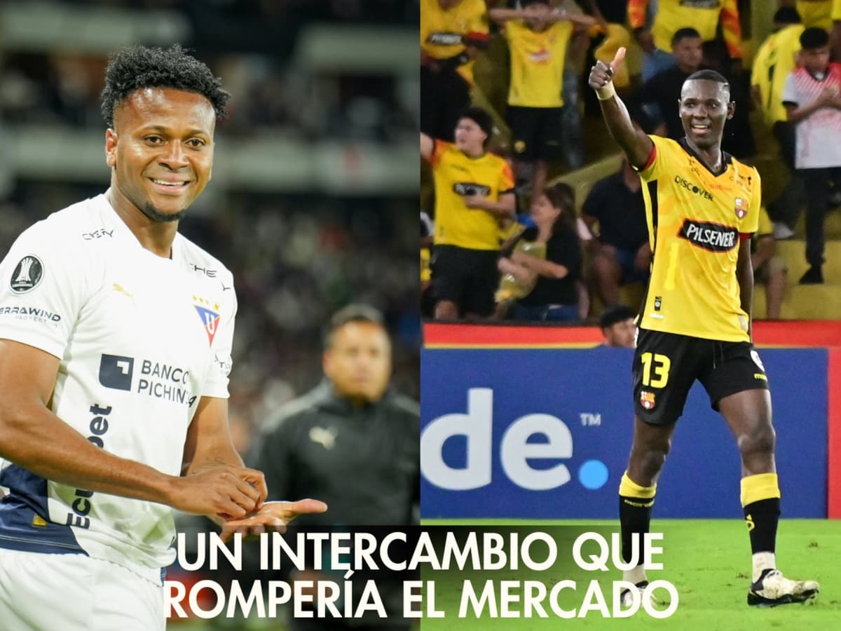 Barcelona analizan trueque con LDU entre Estrada y Corozo