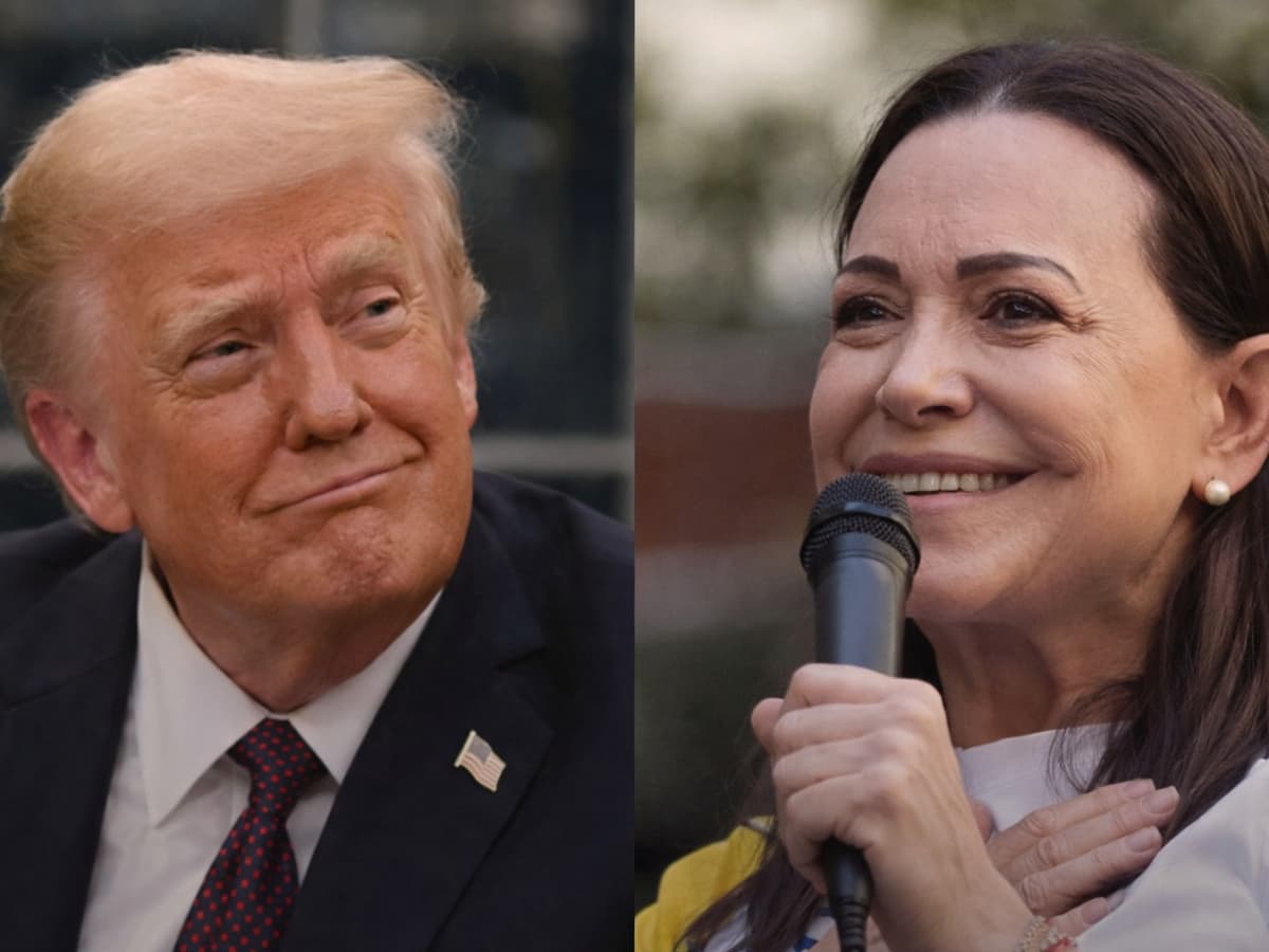 "Merezco varios premios de la paz": Trump anuncia reunión con Corina Machado
