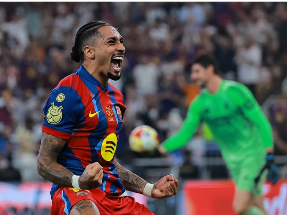 Barcelona gana la Supercopa de España tras vencer 3-2 al Real Madrid